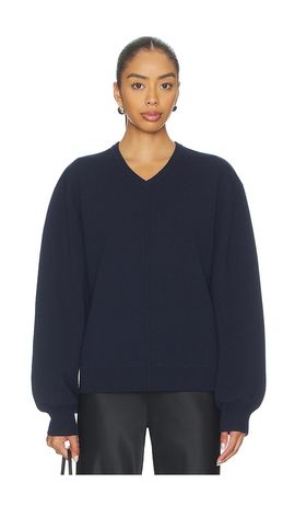 EAVES EAVES Zooey Double Faced V-neck Sweater