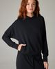 eavolu eavolu Baikal Eco-Luxe Fleece Dolman Crop Hoodie - Cloud-Soft Comfort - 2