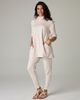 eavolu eavolu Malawi Eco-Luxe Fleece Hooded Tunic/Dress - Cloud-Soft Comfort - 2