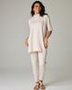 eavolu eavolu Malawi Eco-Luxe Fleece Hooded Tunic/Dress - Cloud-Soft Comfort - 4
