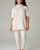 eavolu eavolu Malawi Eco-Luxe Fleece Hooded Tunic/Dress - Cloud-Soft Comfort - 5