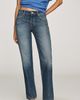 EB Denim Ariel Mid-Rise Wedgie Straight Jeans - 3