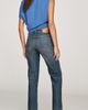 EB Denim Ariel Mid-Rise Wedgie Straight Jeans - 4
