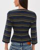 EB Denim EB Denim Douglas Top Navy Moss Stripe - 3