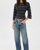 EB Denim EB Denim Douglas Top Navy Moss Stripe - 5