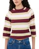EB Denim EB Denim Kingsley Top Burgundy Soft Pink Stripe - 1