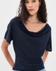 EB Denim EB Denim Madeo Cowl Neck Tee Navy - 2