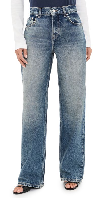 EB Denim EB Denim Mid Rise Baggy Jeans Mariner