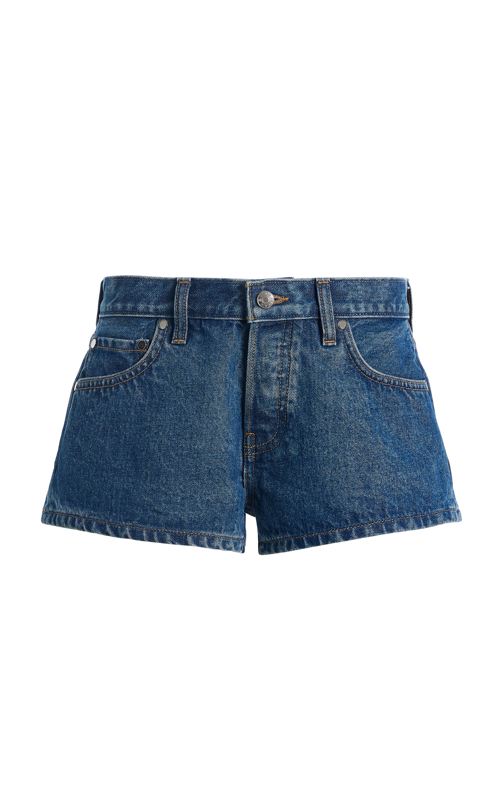 EB Denim EB Denim Portman LowRise CottonBlend Mini Shorts