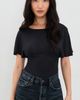 EB Denim EB Denim Raven Batwing Top Black - 2