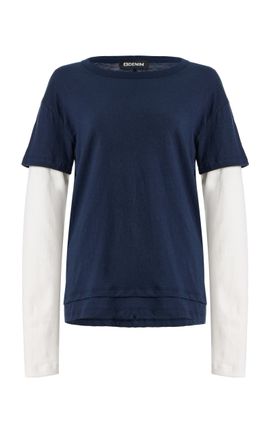EB Denim EB Denim Rory Layered Cotton Top