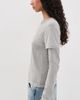 EB Denim EB Denim Rory Layered Long Sleeve Heather Grey - 4