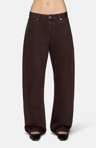 EB Denim EB Denim Shifter Bowed Luca Mid Waist Wide Leg Jeans