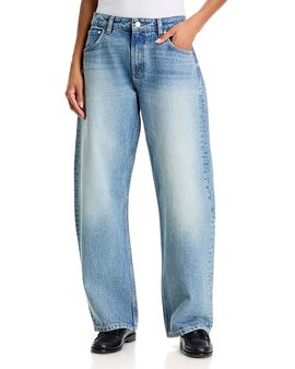Eb Denim Eb Denim Shifter Bowed Mid Rise Jeans in Luca