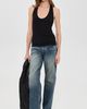 EB Denim EB Denim Valley Racer Tank Black - 5