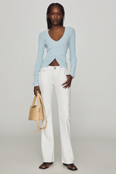 EB Denim Maria Slim Low-Rise Bootleg Jeans