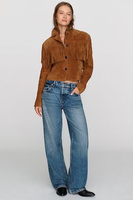 EB Denim Mid Rise Wide Leg Baggy Jeans