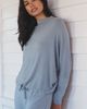Eberjey Cozy Time Mock Neck Sweatshirt - 1