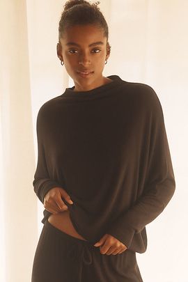 Eberjey Cozy Time Mock Neck Top