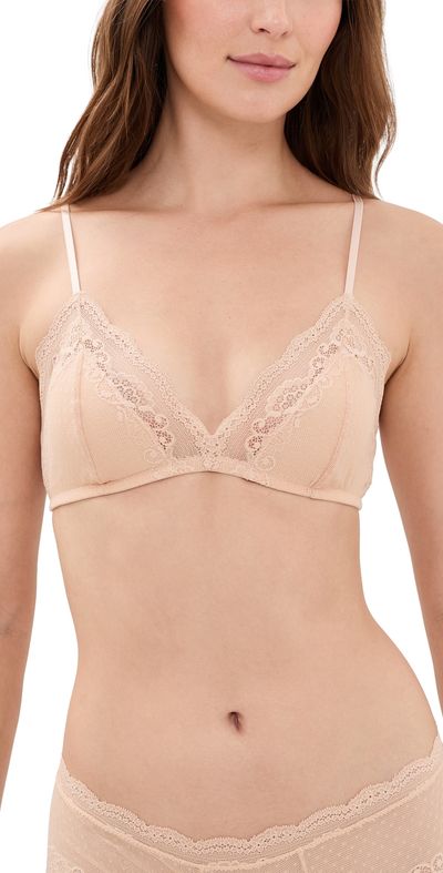 Eberjey Eberjey Anouk Classic Lace Bralette Nude