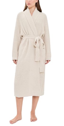 Eberjey Eberjey Boucle Waffle Knit Robe French Oak