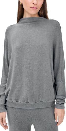 Eberjey Eberjey Cozy Time Mock Neck Pullover Lead