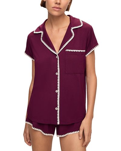 Eberjey Eberjey Frida Tencel Modal Stretch Shortie Shorts Pajama Set