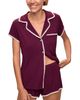 Eberjey Eberjey Frida Tencel Modal Stretch Shortie Shorts Pajama Set - 3