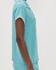 Eberjey Eberjey Frida Whip Stitch Shorts PJ Set Blue Lagoon/Ivory - 4