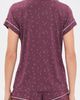 Eberjey Eberjey Gisele Printed Shortie Pajamas Starlight Windberry/Ivory - 3