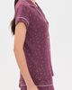 Eberjey Eberjey Gisele Printed Shortie Pajamas Starlight Windberry/Ivory - 4
