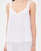 Eberjey Eberjey Linen Blend V Neck Cami White - 2