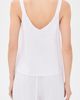 Eberjey Eberjey Linen Blend V Neck Cami White - 3