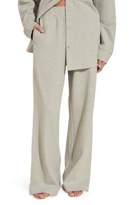 Eberjey Eberjey Luxe Stretch Cotton Wide Leg Sweatpants