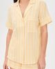 Eberjey Eberjey Nautico Shortie Pajama Set Classic Stripe Sunbeam - 2