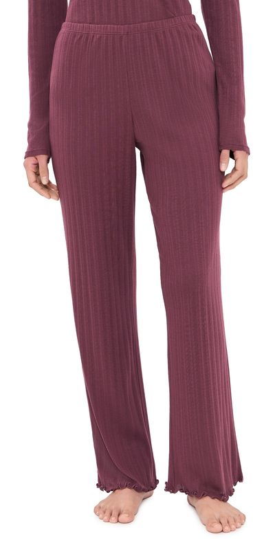 Eberjey Eberjey Pointelle Pants Wildberry
