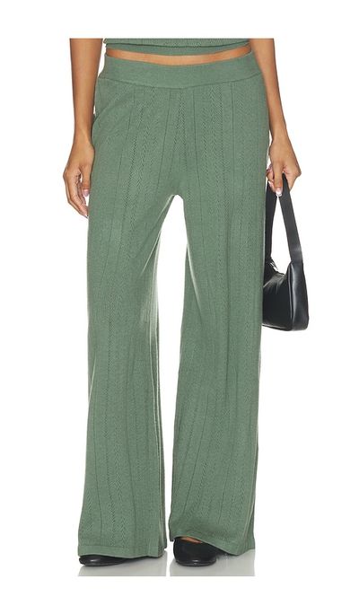 eberjey eberjey Pointelle Straight Leg Pant