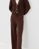 Eberjey Eberjey Recycled Sweater Pants Chocolate - 5