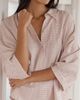 Eberjey Linen Blend Relaxed Quarter-Sleeve Top - 2