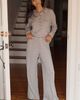 Eberjey Variegated Rib Wide-Leg Pants - 1