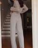 Eberjey Variegated Rib Wide-Leg Pants - 3