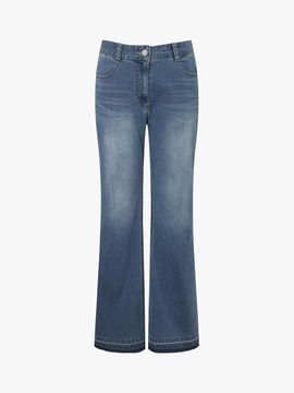 E.B.M (Edition by Michaa) Bootcut Washed Denim Pants (EMP5DPT030)