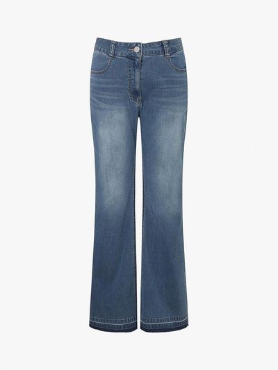 E.B.M (Edition by Michaa) Bootcut Washed Denim Pants (EMP5DPT030)