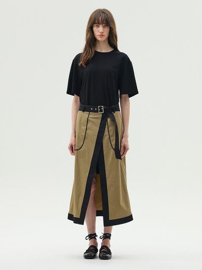 E.B.M (Edition by Michaa) Color Block Two-Way Maxi Dress (EMP5WOP020)