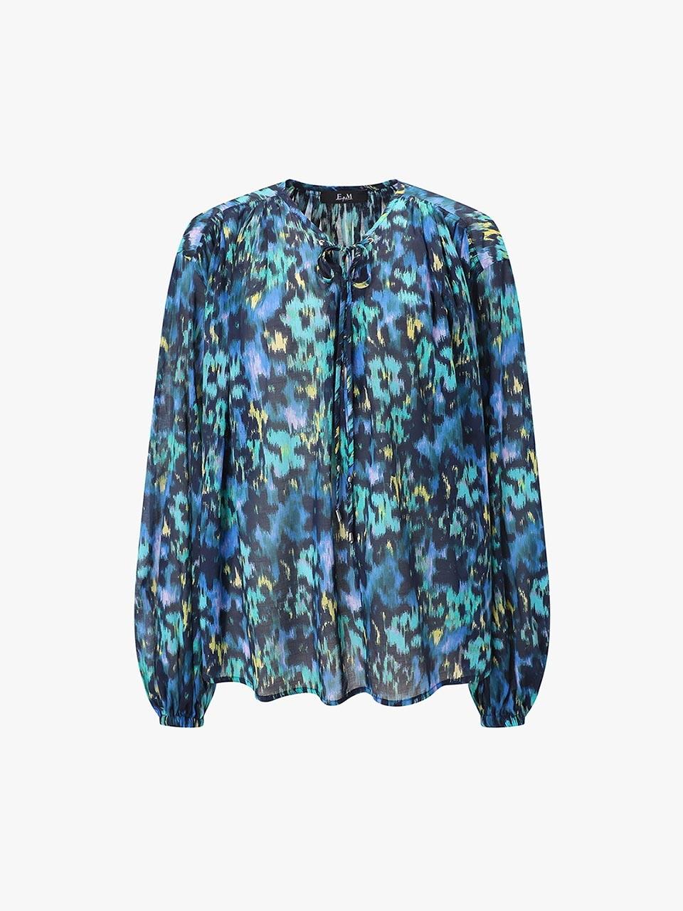 E.B.M (Edition by Michaa) Cotton Print Blouse (EMP5WBL090)