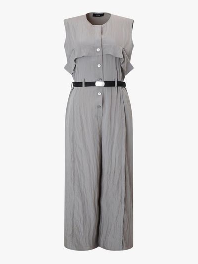 E.B.M (Edition by Michaa) Draped Belted Jumpsuit (EMP5WOP080)