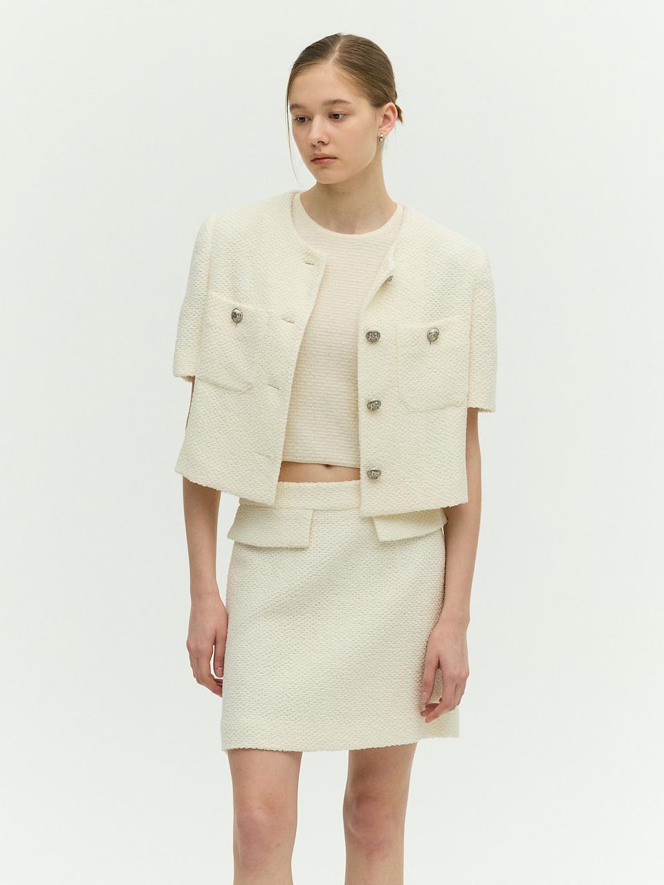 E.B.M (Edition by Michaa) Flap Mini Skirt (EMP3WSK020)