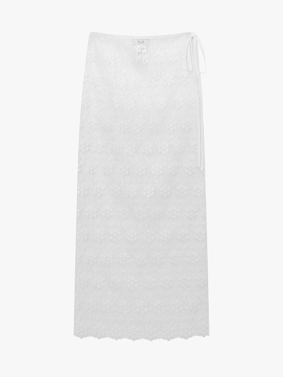 E.B.M (Edition by Michaa) Lace Wrap Skirt (EMP5ATP010)