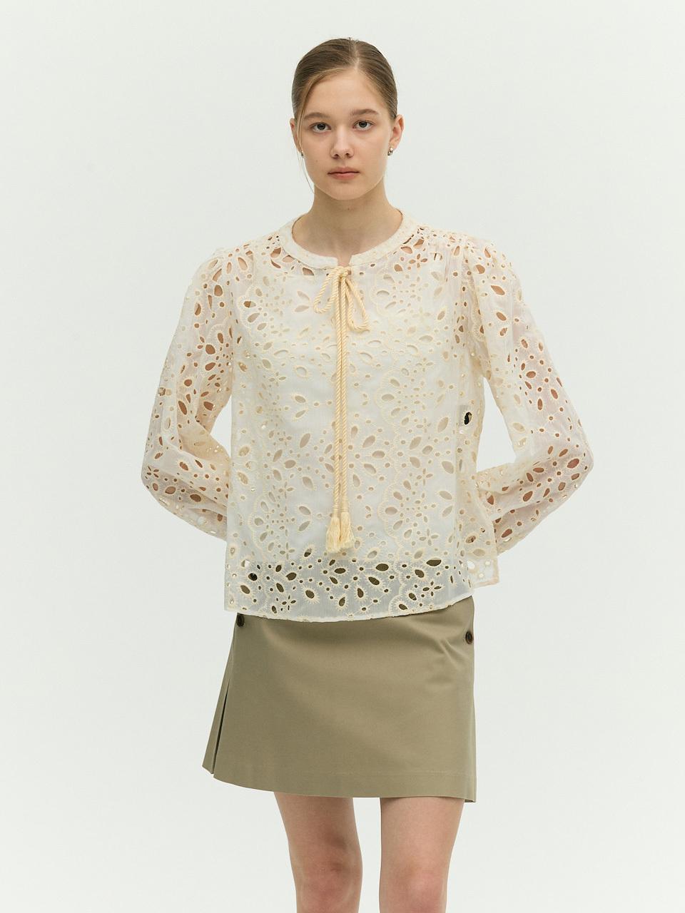 E.B.M (Edition by Michaa) Pleated A-line Mini Skirt (EMP3WSK030)