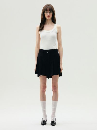 E.B.M (Edition by Michaa) Pleated Skirt-Style Pants (EMP4WPT050)